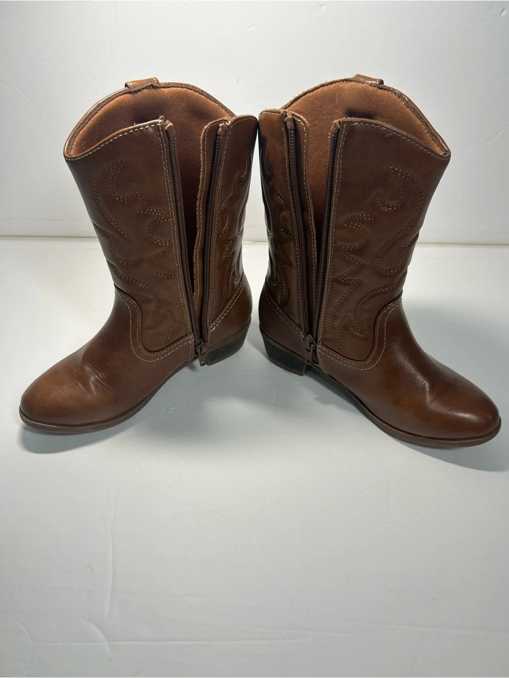Sonoma Girls Western Cowboy Boots, faux leather Size 13